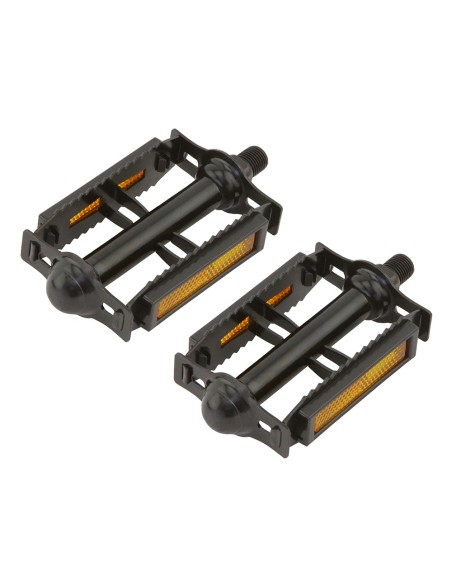 616 Steel Pedals 1/2 Black.